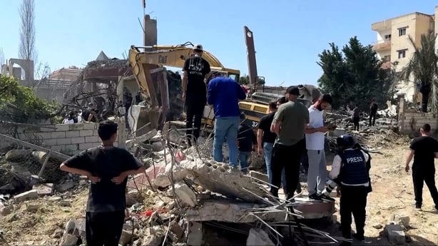 Rescue operation under way in southern Lebanon following Israeli strike