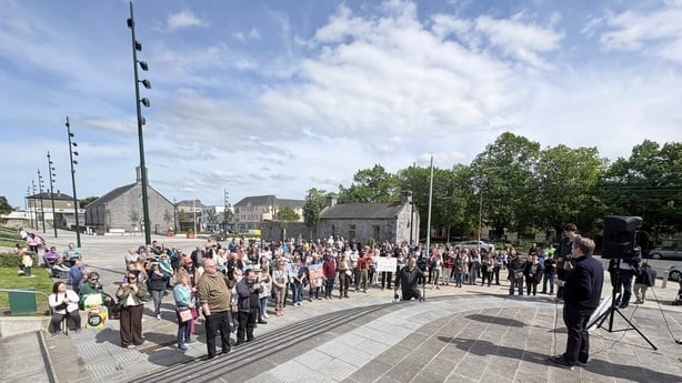 peaceful protest for animal welfare in Co Tipperary