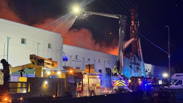 Fire in Tycor area of Waterford City 1