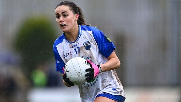Kellyann Hogan of Waterford during the Lidl Ladies National Football League Division 1 Round 3 match between Waterford and Dublin at Dungarvan GAA Club in Dungarvan, Waterford. 
