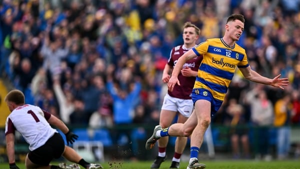 Roscommon , Ireland - 10 May 2026; Darragh Heneghan of Roscommon after scoring his side's third goal during the Connacht GAA Football Senior Championship final match between Roscommon and Galway at King & Moffatt Dr Hyde Park in Roscommon. (Photo By Piara