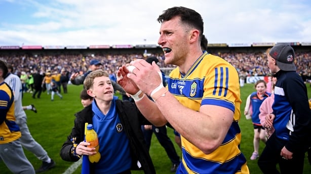 Roscommon captain Diarmuid Murtagh celebrates after victory
