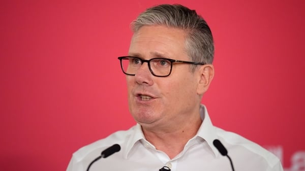 Keir Starmer gives a speech at the Coin Street Neighbourhood Centre in Waterloo, London
