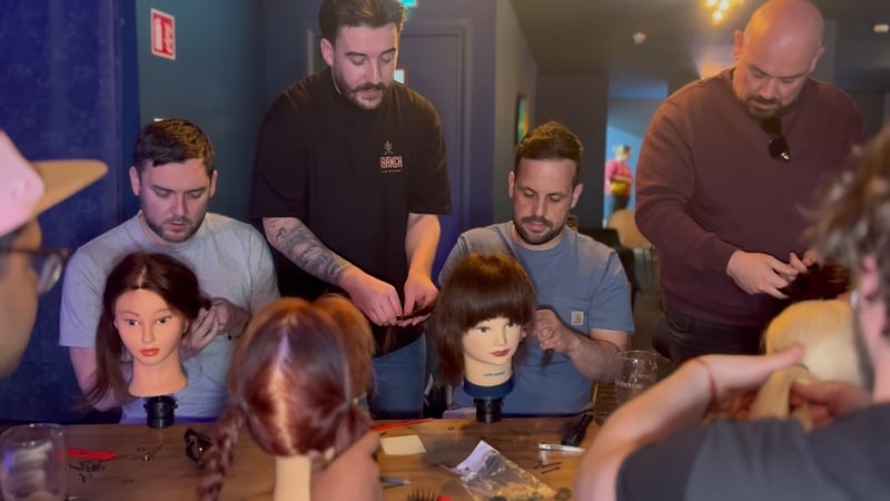 Watch: 'Pints and Ponytails' gives dads hair tips