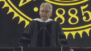Harrison Ford receives honorary doctorate, urges graduates to embrace social justice