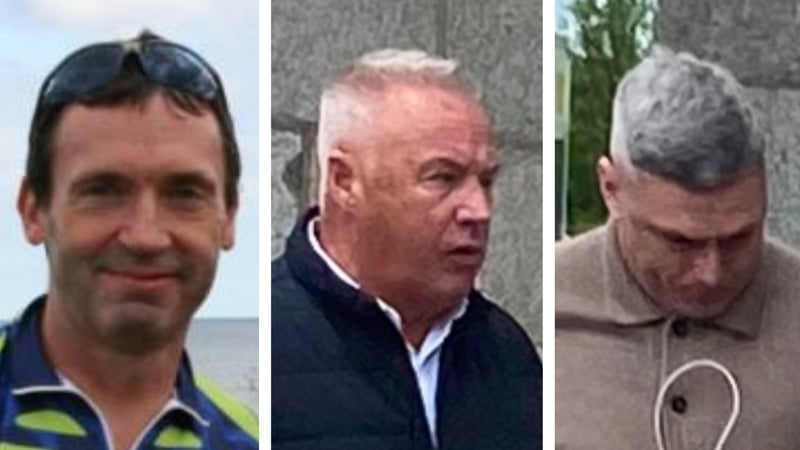 (L-R) Thomas O'Gorman, Francis O'Hanlon, Darron Cole