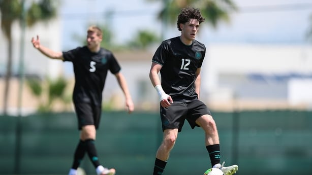 12 May 2026; Rory Finneran of Republic of Ireland during a friendly match between Republic of Ireland and Real Murcia 'B' at La Finca Resort in Alicante, Spain. Photo by Stephen McCarthy/Sportsfile
