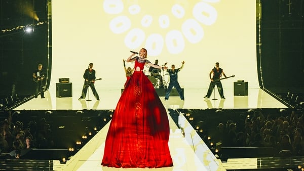 Satoshi performing Viva, Moldova! for Moldova during the First Semi-Final of the Eurovision Song Contest at Wiener Stadthalle, Vienna 2026