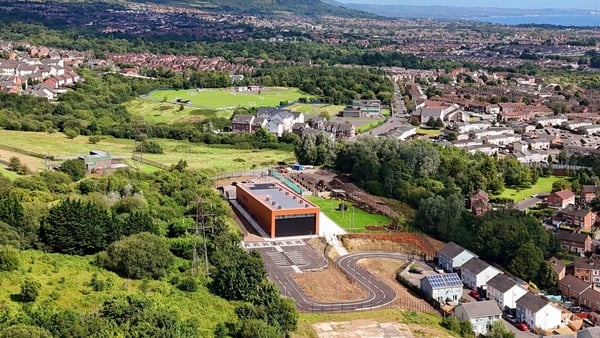 Aerial shot of Black Mountain Shared Space