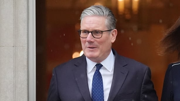 Keir Starmer leaves number 10 Downing Street