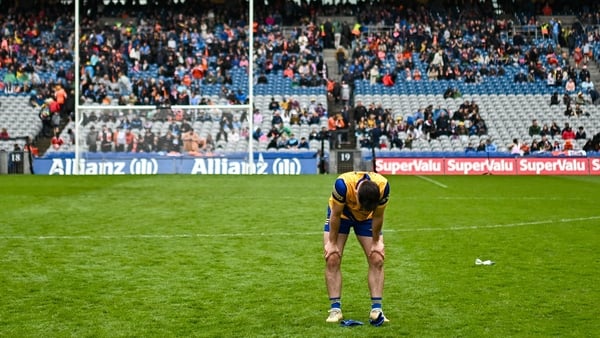 Roscommon's Cathal Heneghan reacts after the 2024 All-Ireland quarter-final defeat to Armagh at Croke Park