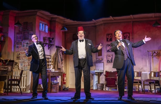 Steve Royle Eric Morecambe Damian Williams Tommy Cooper and Simon Cartwright Bob Monkhouse Photo Pamela Raith 2