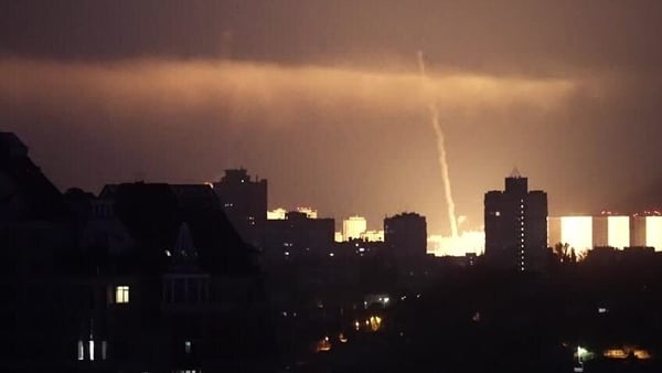 Blasts in Kyiv from Russian strikes