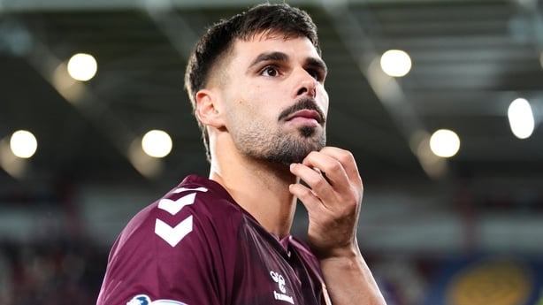 Heart of Midlothian's Claudio Braga looks on after the final whistle in the William Hill Premiership match at Tynecastle Park, Edinburgh. Picture date: Wednesday May 13, 2026.