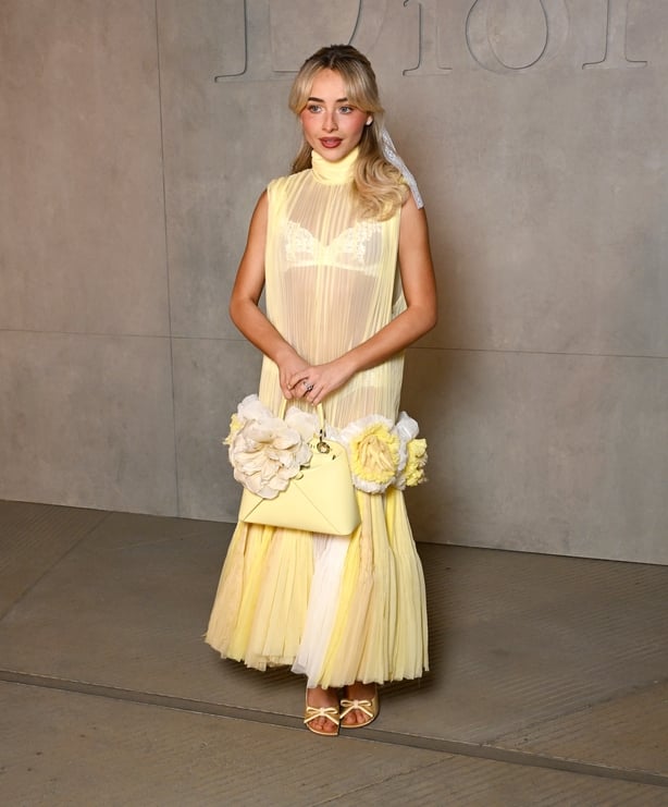 Sabrina Carpenter at the Dior 2027 Cruise Collection Show held at LACMA on May 13, 2026 in Los Angeles, California. (Photo by Gilbert Flores/WWD via Getty Images)
