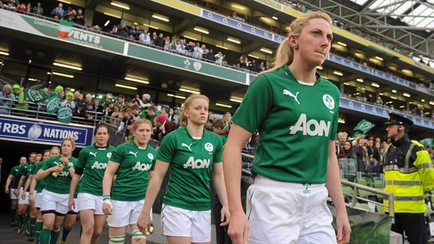 8 March 2014; Siobhan Fleming, Ireland. Women's Six Nations Rugby Championship, Ireland v Italy, Aviva Stadium, Lansdowne Road, Dublin. Picture credit: Stephen McCarthy / SPORTSFILE