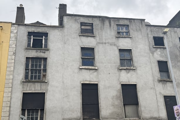 Derelict houses in dublin central 