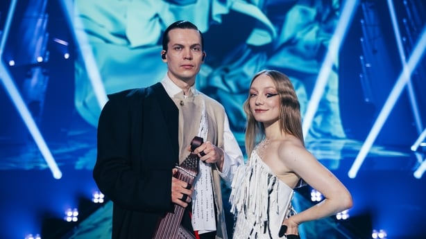 LELÉKA performing Ridnym for Ukraine during the Second Rehearsal at Wiener Stadthalle, Vienna 