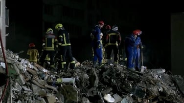 Rescuers search for at least 20 missing after Russian drone, missile attack in Kyiv