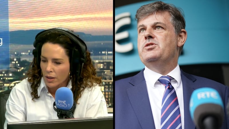 Ard Stiúrthóir RTÉ i mbun agallaimh leis an gclár 'Morning Ireland'