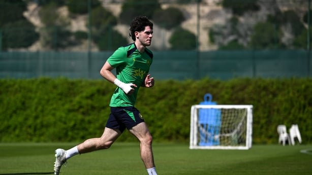 Rory Finneran at Ireland training camp in Alicante 