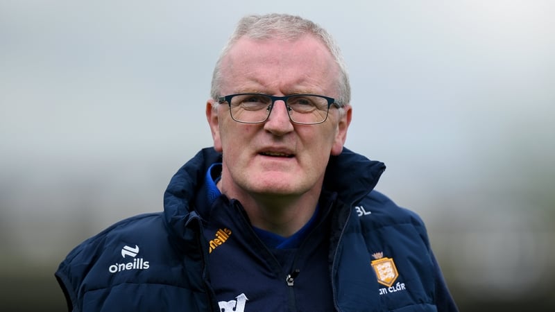 3 May 2026; Clare manager Brian Lohan before the Munster GAA Senior Hurling Championship Round 3 match between Clare and Limerick at Zimmer Biomet Páirc Chíosóg in Ennis, Clare. Photo by Brendan Moran/Sportsfile