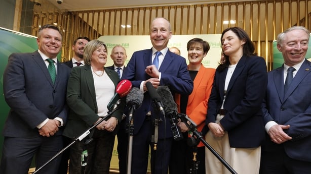 Taoiseach and Fianna Fáil leader Micheál Martin pictured at the 84th Fianna Fáil Ard Fheis