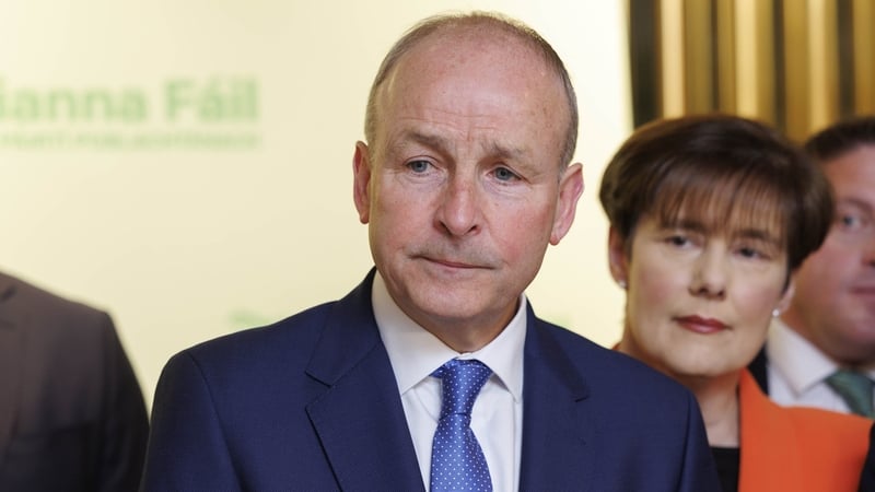 Taoiseach and Fianna Fáil leader Micheál Martin pictured at the 84th Fianna Fáil Ard Fheis