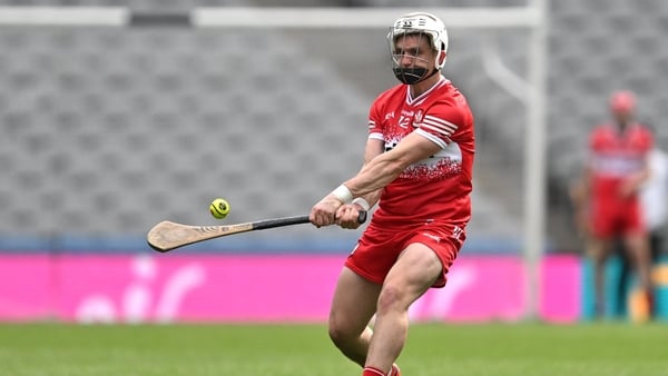 31 May 2025; Cormac O'Doherty of Derry during the Christy Ring Cup final match between Derry and London at Croke Park in Dublin. Photo by Stephen Marken/Sportsfile