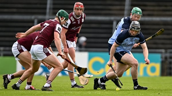 16 May 2026; Cian O’Sullivan of Dublin wins possession during the Leinster GAA Senior Hurling Championship Round 4 match between Galway and Dublin at Pearse Stadium in Galway. Photo by Piaras Ó Mídheach/Sportsfile