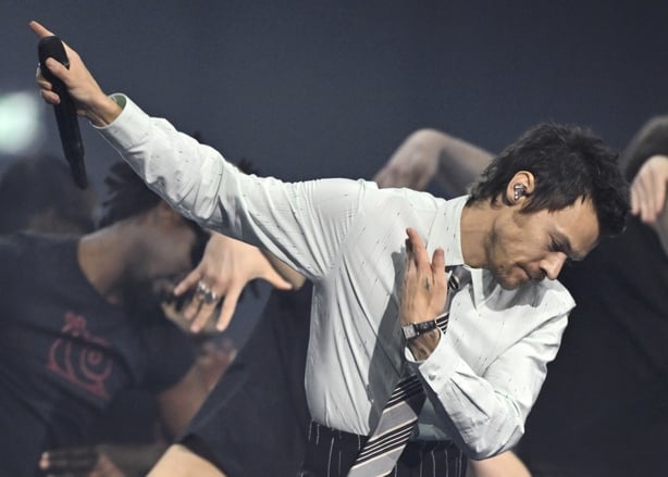 Harry Styles performs Aperture on stage during The BRIT Awards 2026 at Co-op Live on 28 February, 2026 in Manchester, England. (Photo by Gareth Cattermole/Getty Images)