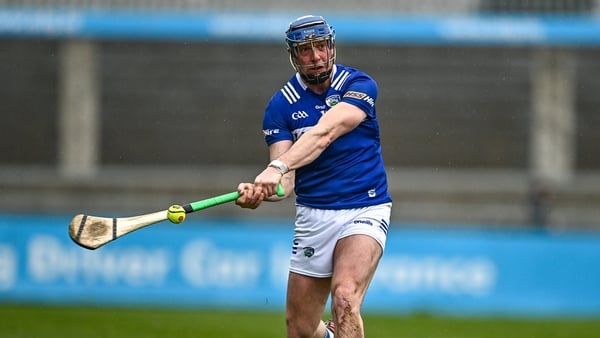 19 March 2023; Stephen Maher of Laois during the Allianz Hurling League Division 1 Group B match between Dublin and Laois at Parnell Park in Dublin. Photo by Sam Barnes/Sportsfile