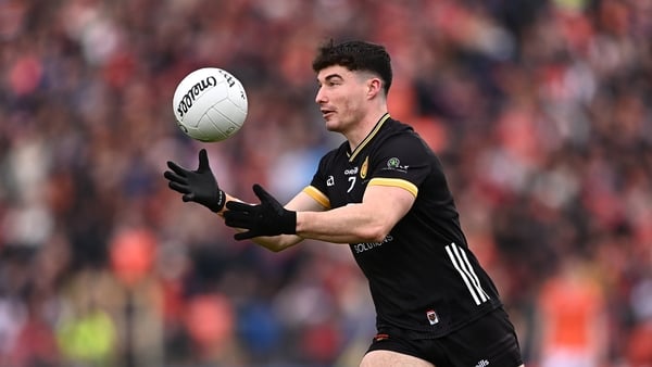 3 May 2026; Daniel Guinness of Down during the Ulster GAA Football Senior Championship semi-final match between Armagh and Down at St Tiernach's Park in Clones, Monaghan. Photo by Ben McShane/Sportsfile