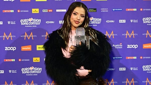 DARA representing Bulgaria with the song Bangaranga and winner of the Eurovision Song Contest, at the press conference after the Grand Final of the 70th Eurovision Song Contest at Wiener Stadthalle on 17 May, 2026 in Vienna, Austria. (Photo by Christian B