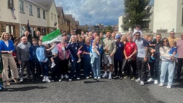 Crumlin community surprise Lopes with World Cup send-off