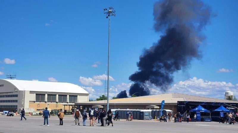 Military jets' crew safe after Idaho air show collision