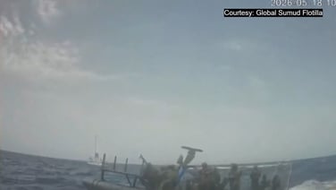 Israeli forces board aid vessel in Mediterranean