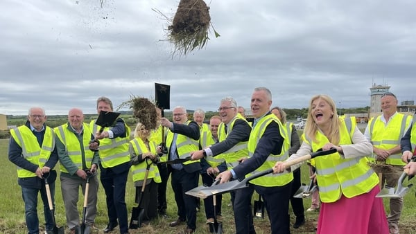 The first sod is turned for Waterford Airport construction plans