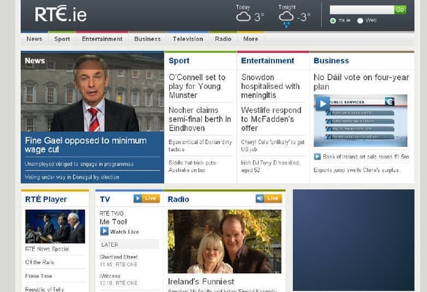 RTE website