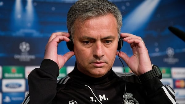 Jose Mourinho pictured during his time as Real Madrid manager in 2013