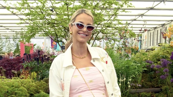LONDON, ENGLAND - MAY 18: Vogue Williams attends the RHS Chelsea Flower Show 2026 at The Royal Hospital Chelsea on May 18, 2026 in London, England. (Photo by Justin Goff Photos/Getty Images)