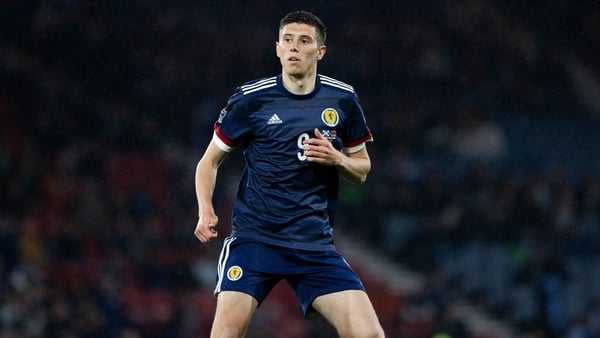 GLASGOW, SCOTLAND - JUNE 08: Scotland's Ross Stewart during a UEFA Nations League match between Scotland and Armenia at Hampden Park, on June 08, 2022, in Glasgow, Scotland. (Photo by Alan Harvey/SNS Group via Getty Images)