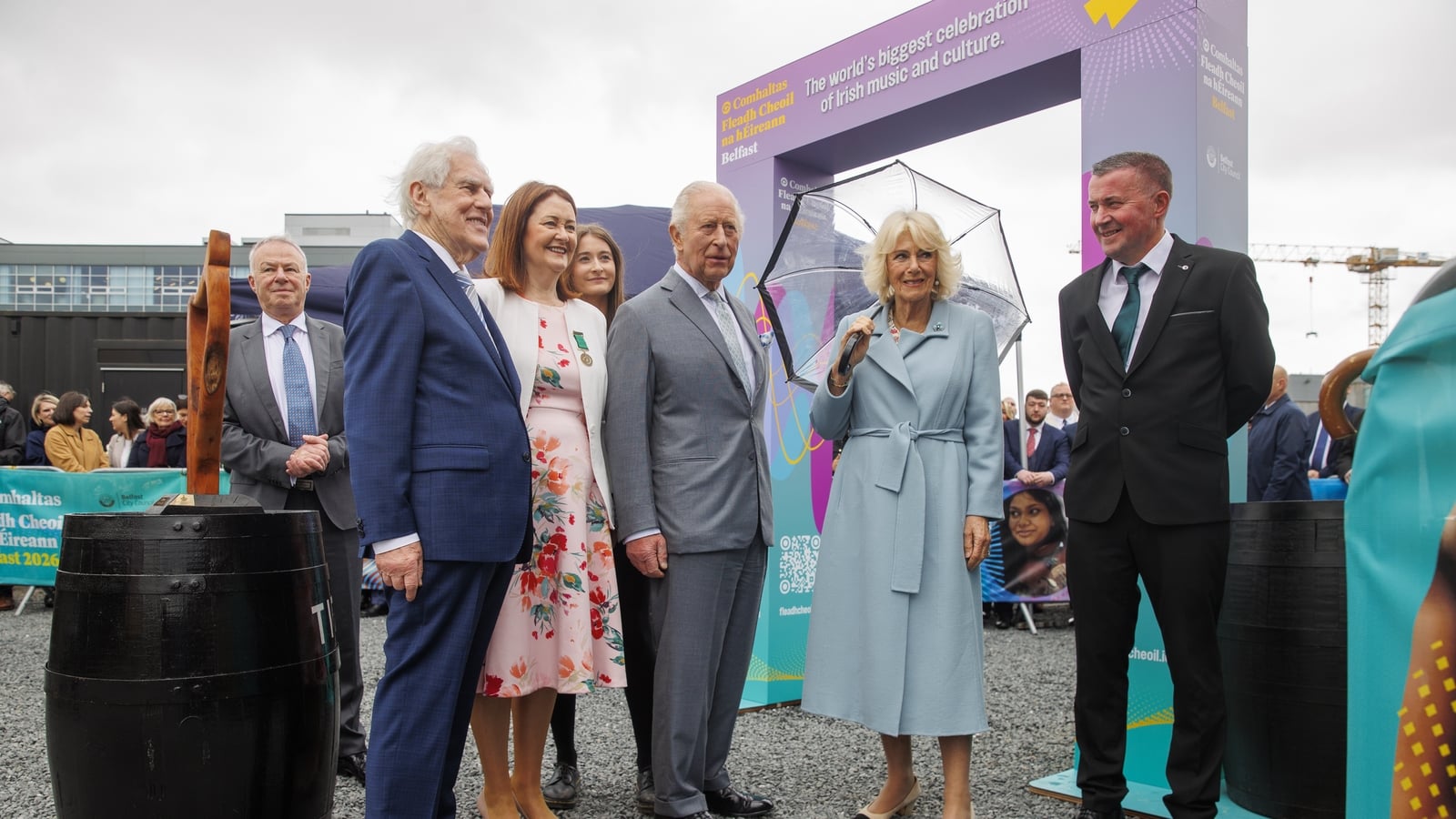 Britain's King Charles and Queen Camilla visit Belfast
