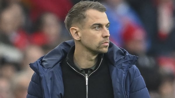 Tonda Eckert, Southampton Manager, during the Sky Bet Championship Play-Off Semi-Final 1st Leg between Middlesbrough and Southampton at the Riverside Stadium in Middlesbrough, United Kingdom, on May 8, 2026.