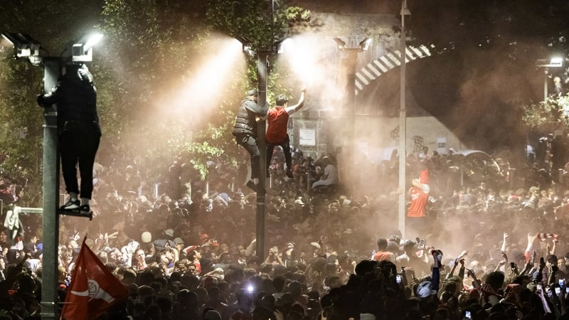 Celebrations erupt in North London as Arsenal seal title