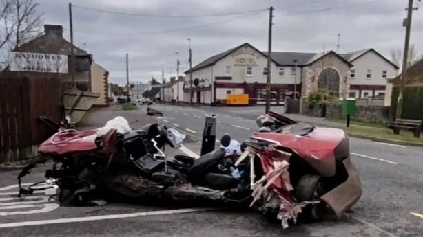Car crash in Rathowen, Co Westmeath