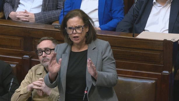 Mary Lou McDonald in the Dáil
