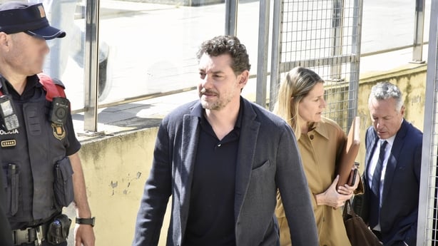 MARTORELL, BARCELONA CATALONIA, SPAIN - MAY 19: Jonathan Andic, the son of Mango's founder, as he leaves the Juzgado de Instruccion 5 in Martorell after paying the one million euro bail, on 19 May, 2026 in Martorell, Barcelona, Catalonia, Spain. The Mossos d'Esquadra have arrested Jonathan Andic, th