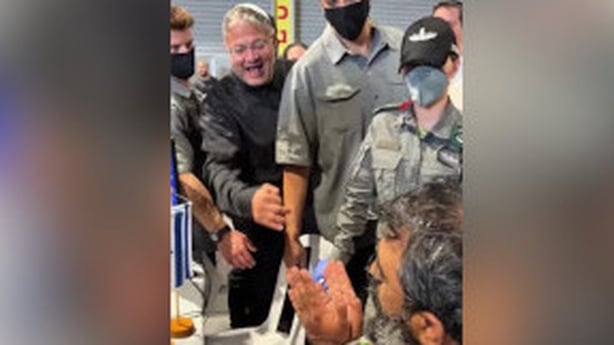 Itamar BEn Gvir seen in video taunting flotilla activists
