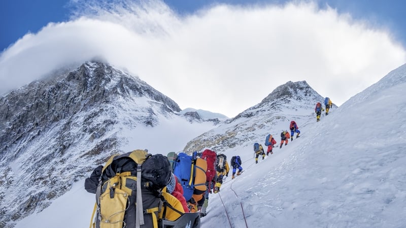 Record number of climbers scale Everest from Nepali side